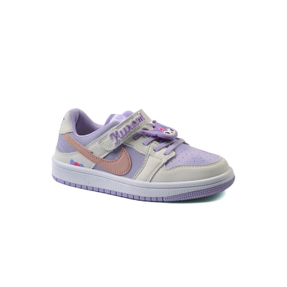 Sneakers Kids Running Comfortable Non Slip Durable lightweight 6642B Purple