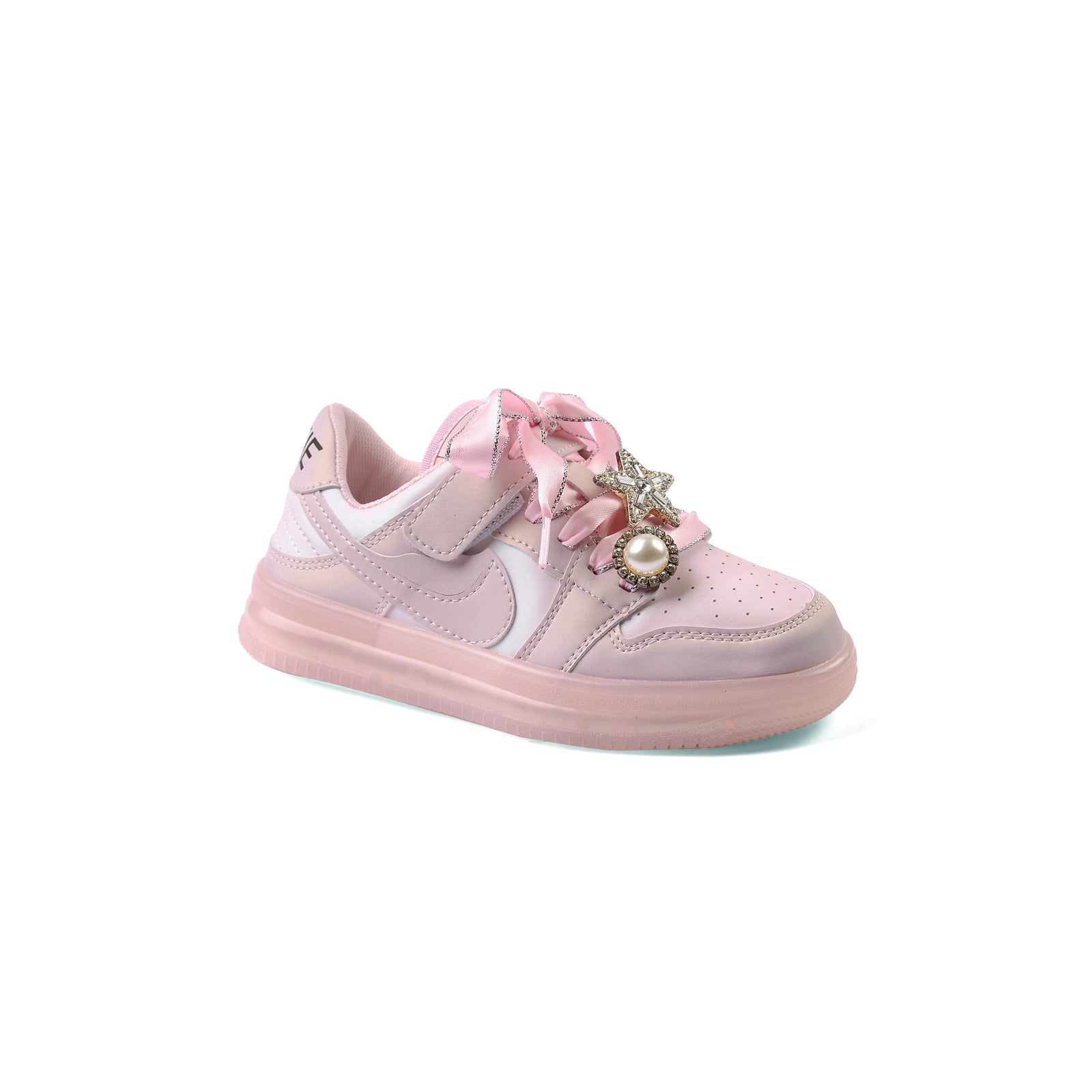Sneakers Kids Running Comfortable Non Slip Durable lightweight 506S Pink - 1