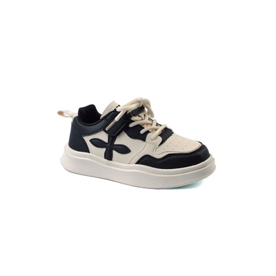 Sneakers Kids Running Comfortable Non Slip Durable lightweight 395-S-B Black