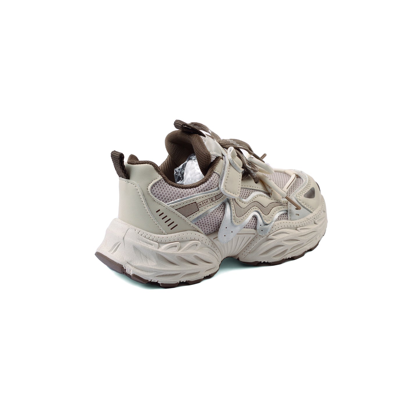 Sneakers Kids Running Comfortable Non Slip Durable lightweight 6751-S-B Beige