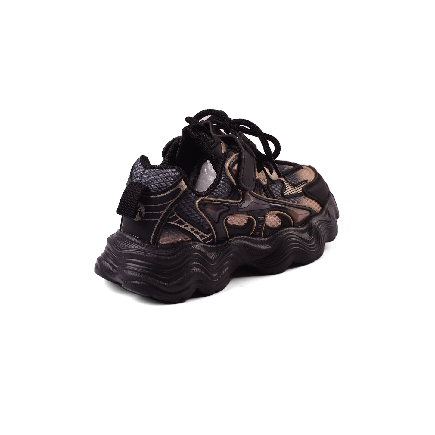 Sneakers Kids Running Comfortable Non Slip Durable lightweight 5522S Black