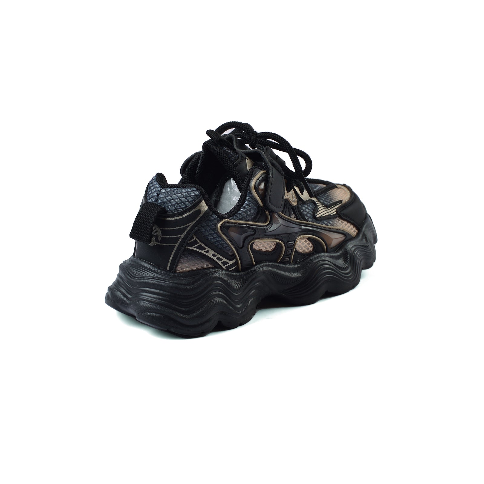 Sneakers Kids Running Comfortable Non Slip Durable lightweight 5522S Black - 2