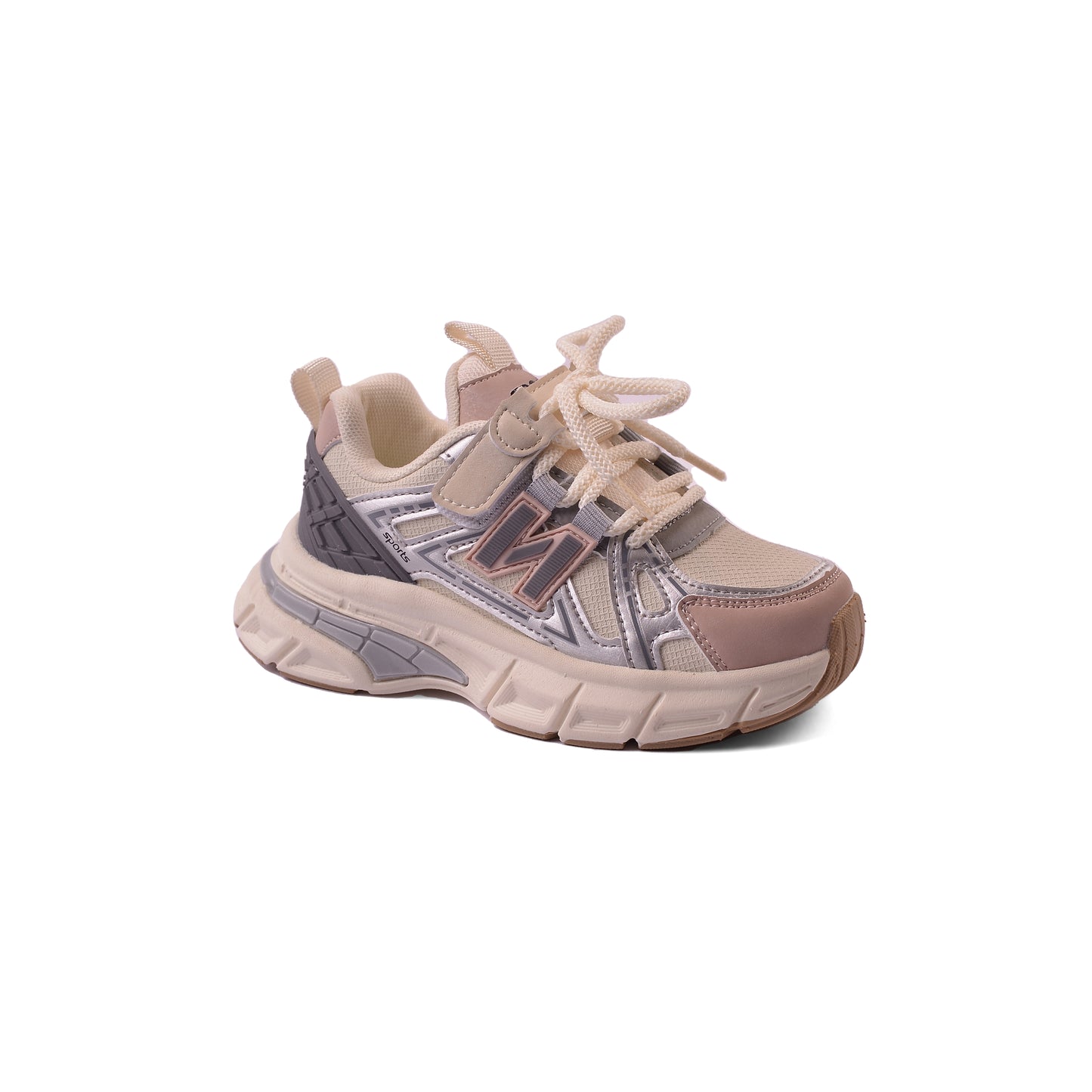 Sneakers Kids Running Comfortable Non Slip Durable lightweight 3325S Beige
