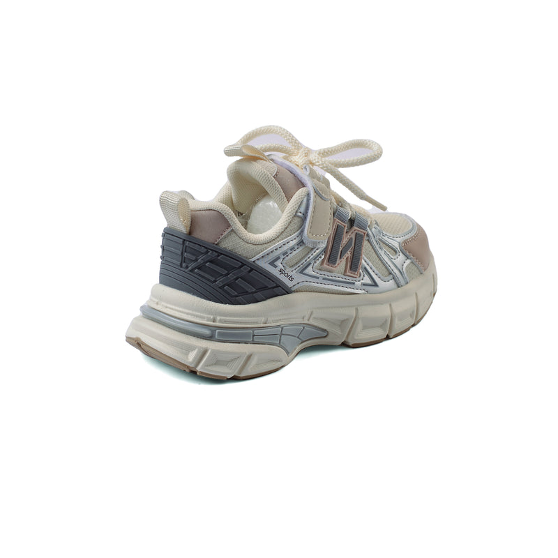 Sneakers Kids Running Comfortable Non Slip Durable lightweight 3325S Beige - 2