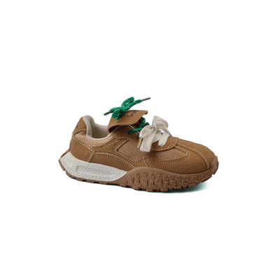 Sneakers Kids Running Comfortable Non Slip Durable lightweight 3331 Brown