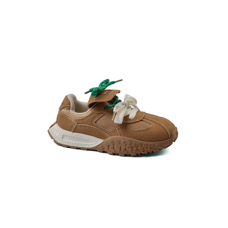 Sneakers Kids Running Comfortable Non Slip Durable lightweight 3331 Brown - 1
