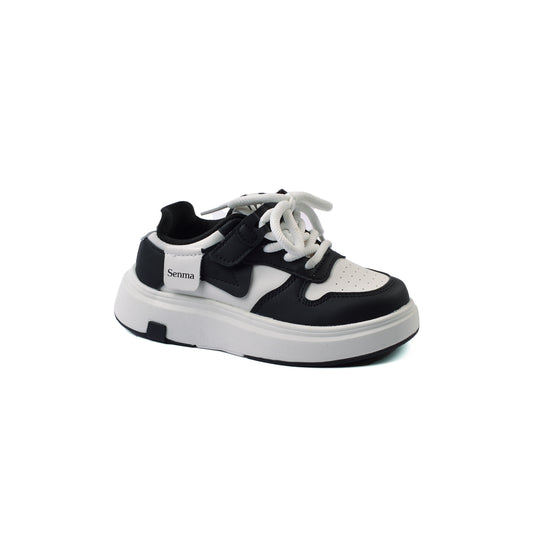 Sneakers Kids Running Comfortable Non Slip Durable lightweight 10153 White&Black