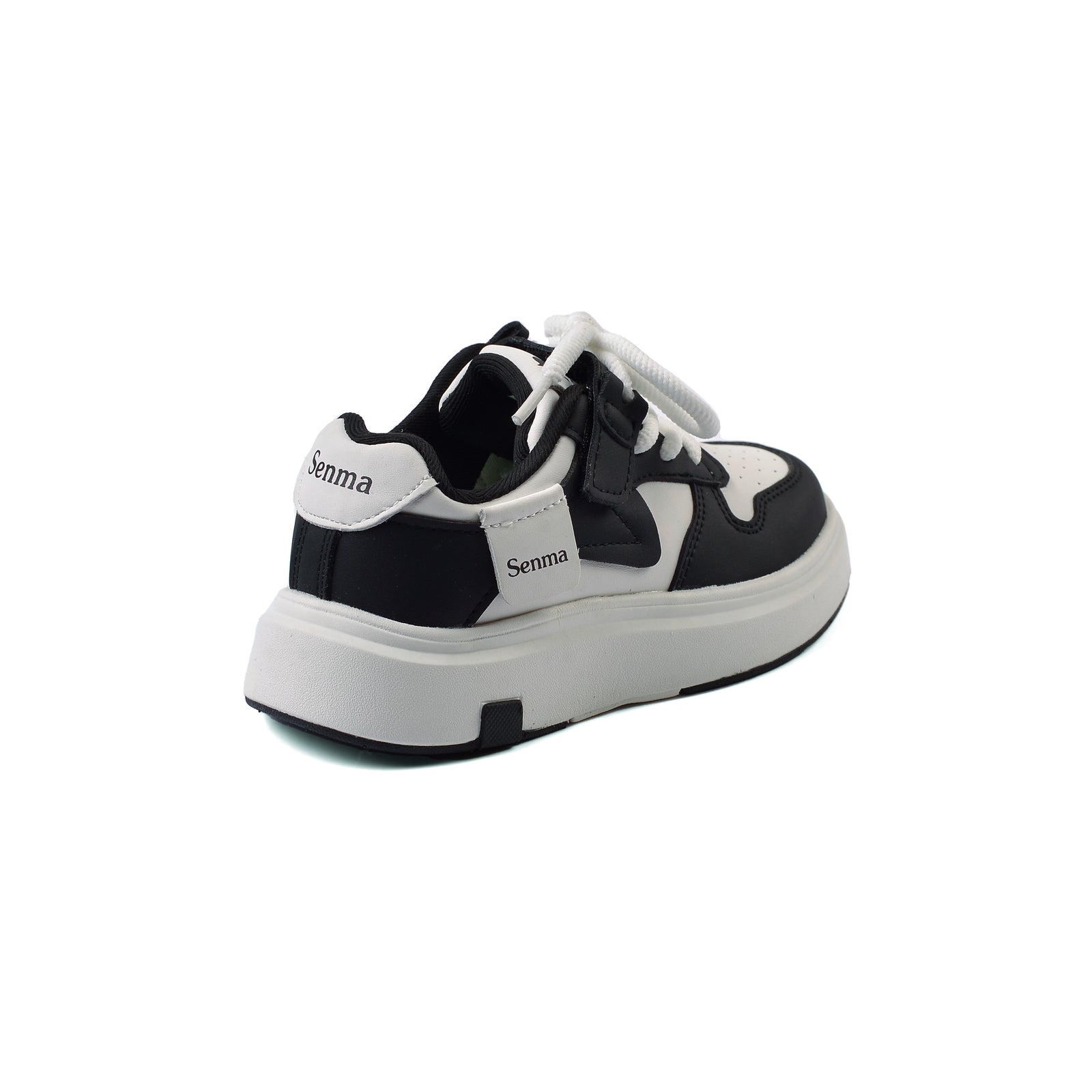 Sneakers Kids Running Comfortable Non Slip Durable lightweight 10153 White&Black - 2