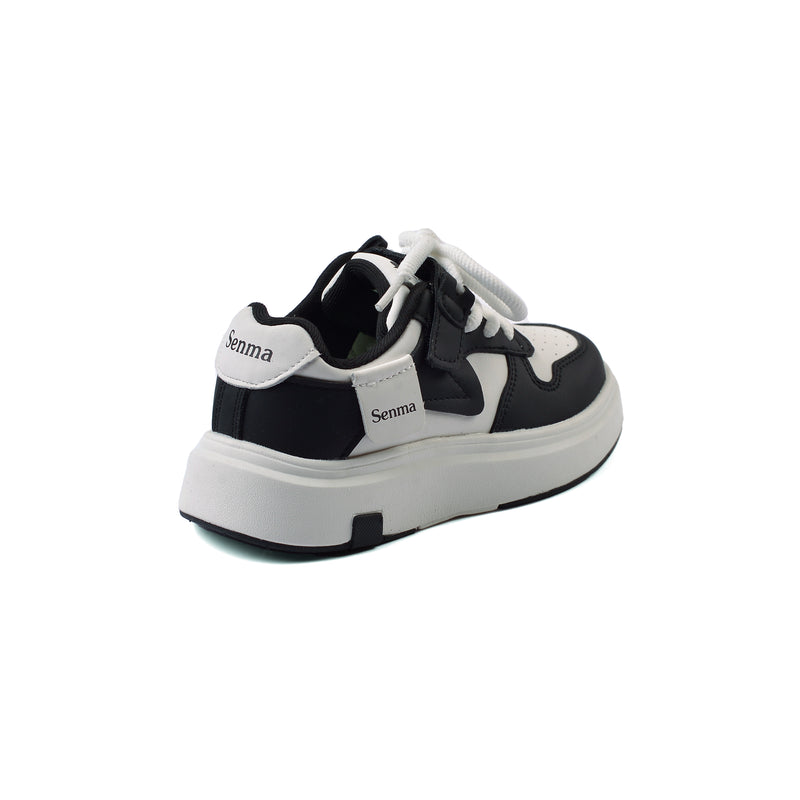 Sneakers Kids Running Comfortable Non Slip Durable lightweight 10153 White&Black - 2