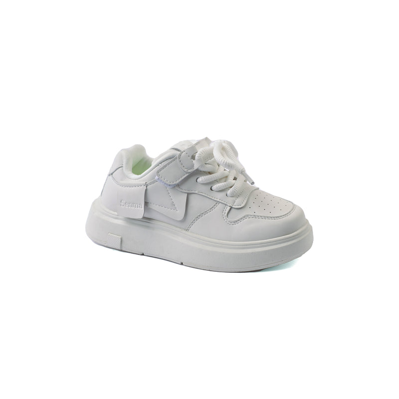 Sneakers Kids Running Comfortable Non Slip Durable lightweight 10153 White - 1