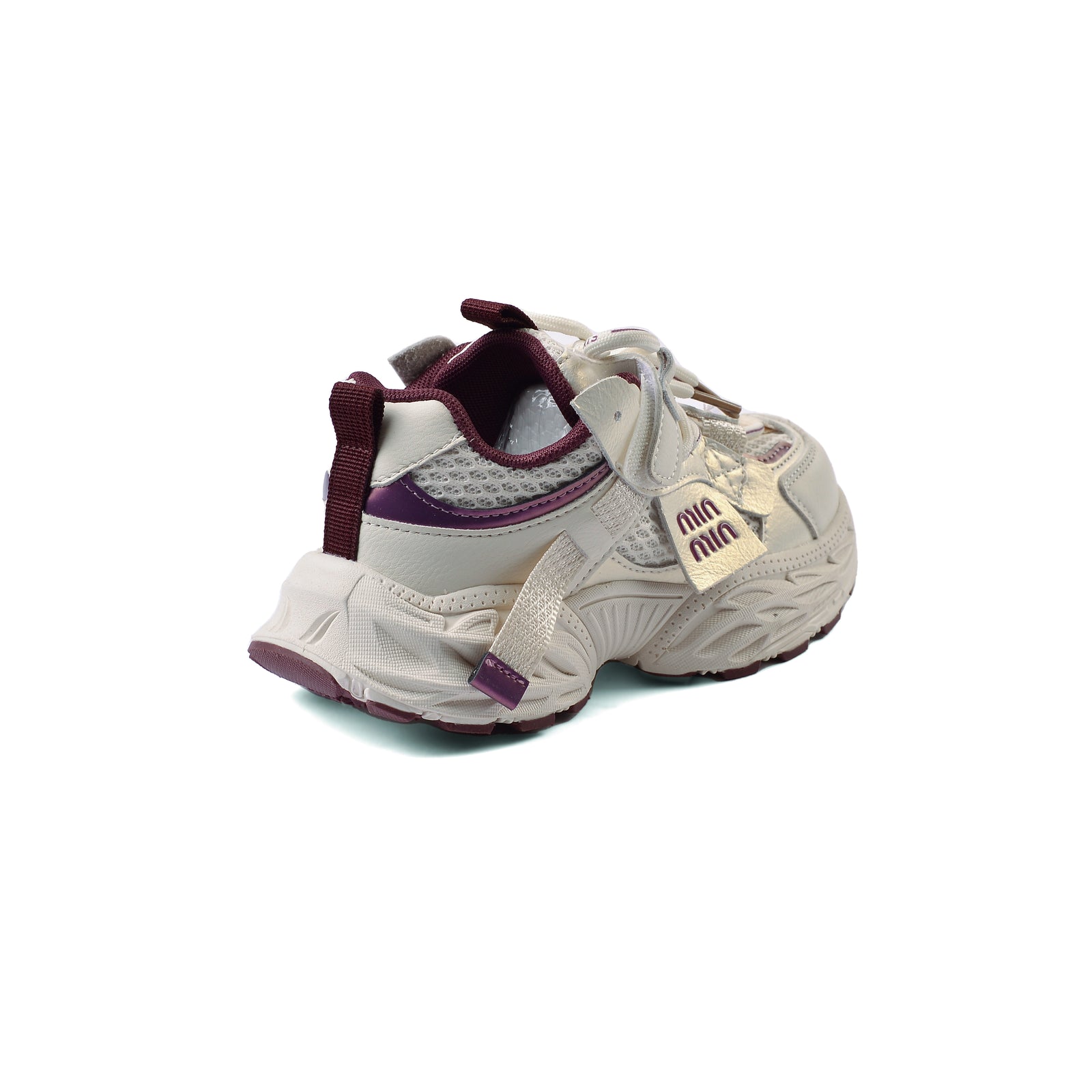 Sneakers Kids Running Comfortable Non Slip Durable lightweight 333 White&Perple - 2