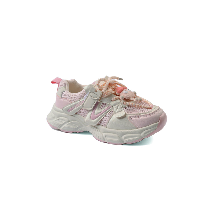 Sneakers Kids Running Comfortable Non Slip Durable lightweight 2509B Pink - 1