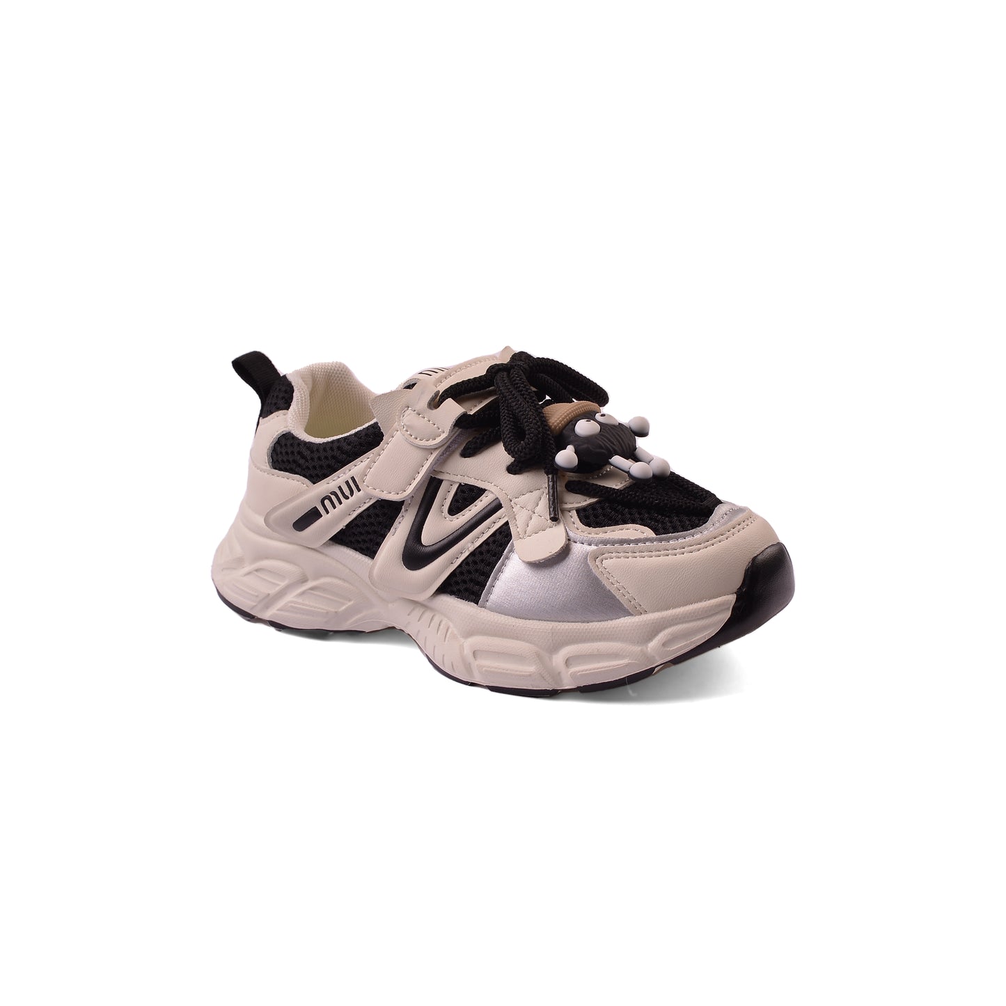 Sneakers Kids Running Comfortable Non Slip Durable lightweight 2509B Black