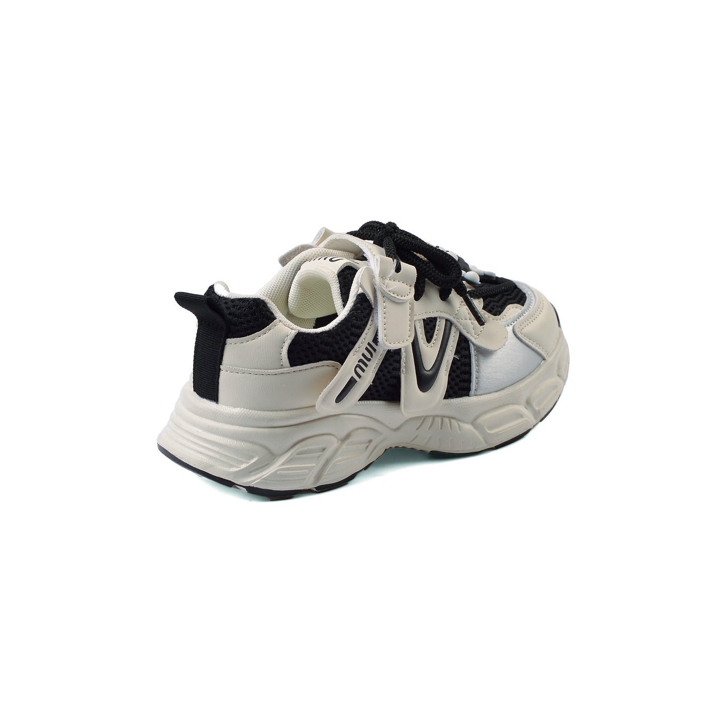 Sneakers Kids Running Comfortable Non Slip Durable lightweight 2509B Black