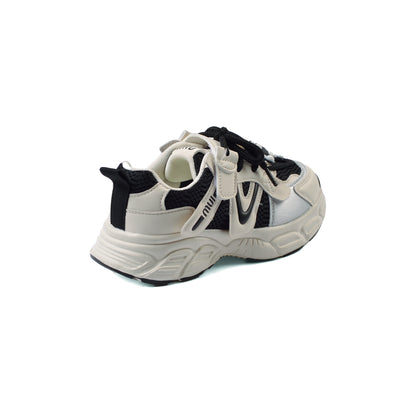 Sneakers Kids Running Comfortable Non Slip Durable lightweight 2509B Black