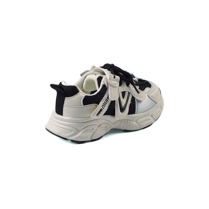 Sneakers Kids Running Comfortable Non Slip Durable lightweight 2509B Black - 2