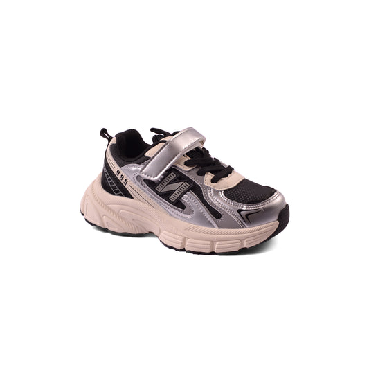 Sneakers Kids Running Comfortable Non Slip Durable lightweight 3323S Black