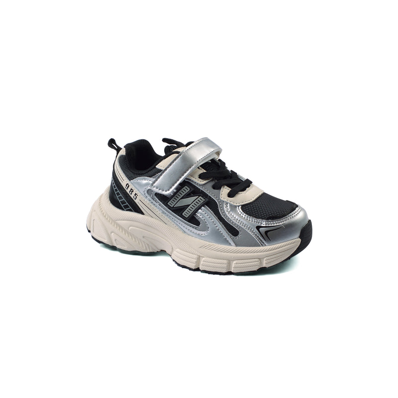 Sneakers Kids Running Comfortable Non Slip Durable lightweight 3323S Black - 1