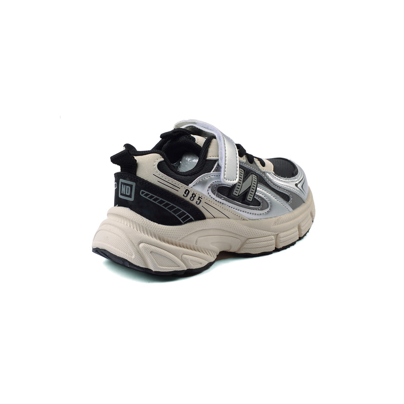 Sneakers Kids Running Comfortable Non Slip Durable lightweight 3323S Black - 2