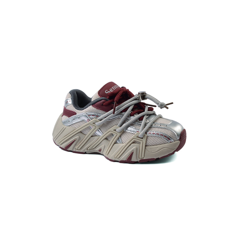 Sneakers Kids Running Comfortable Non Slip Durable lightweight 11013 Silver - 1