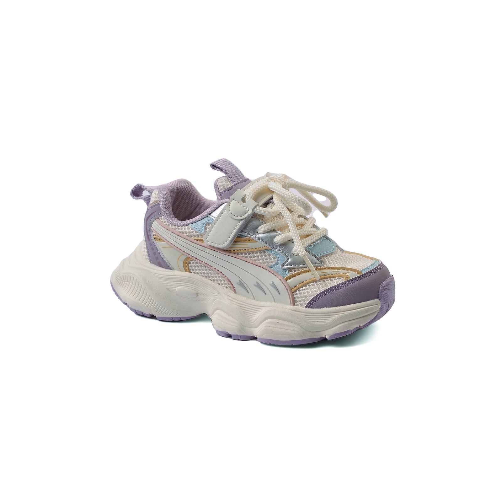Sneakers Kids Running Comfortable Non Slip Durable lightweight 5523-S-B Purple - 1