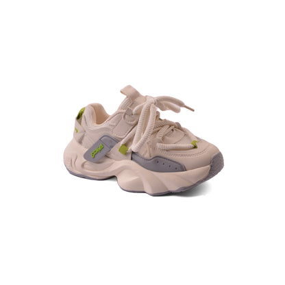Sneakers Kids Running Comfortable Non Slip Durable lightweight 10170 Beige