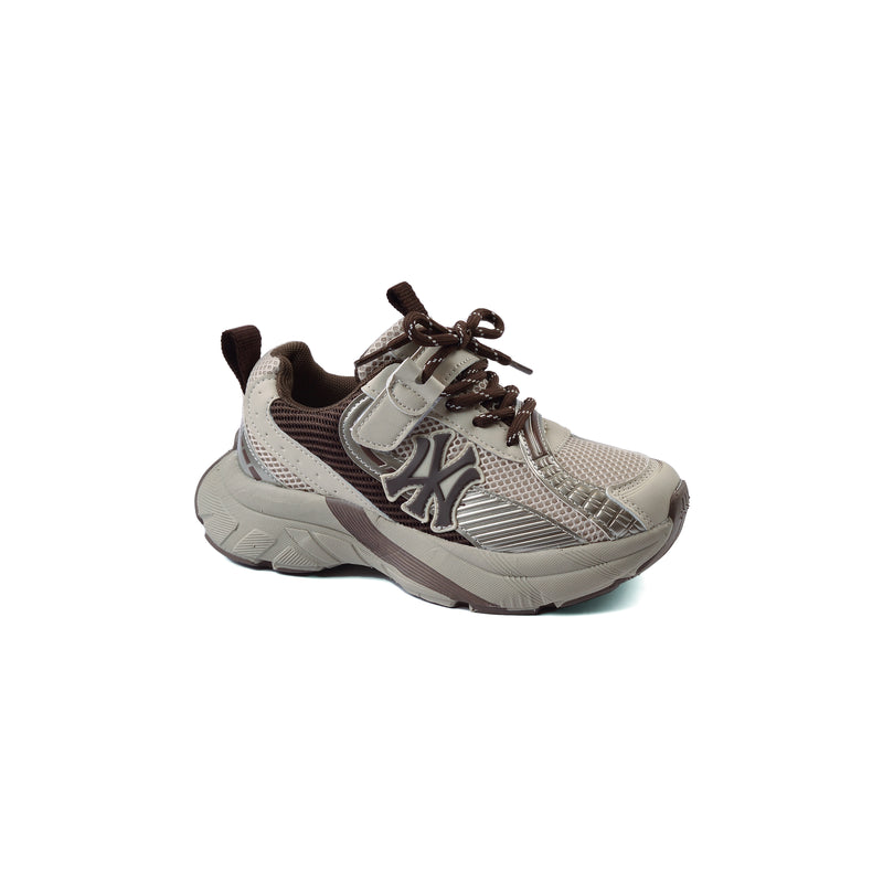 Sneakers Kids Comfortable Non Slip Durable lightweight 7621B Brown - 1