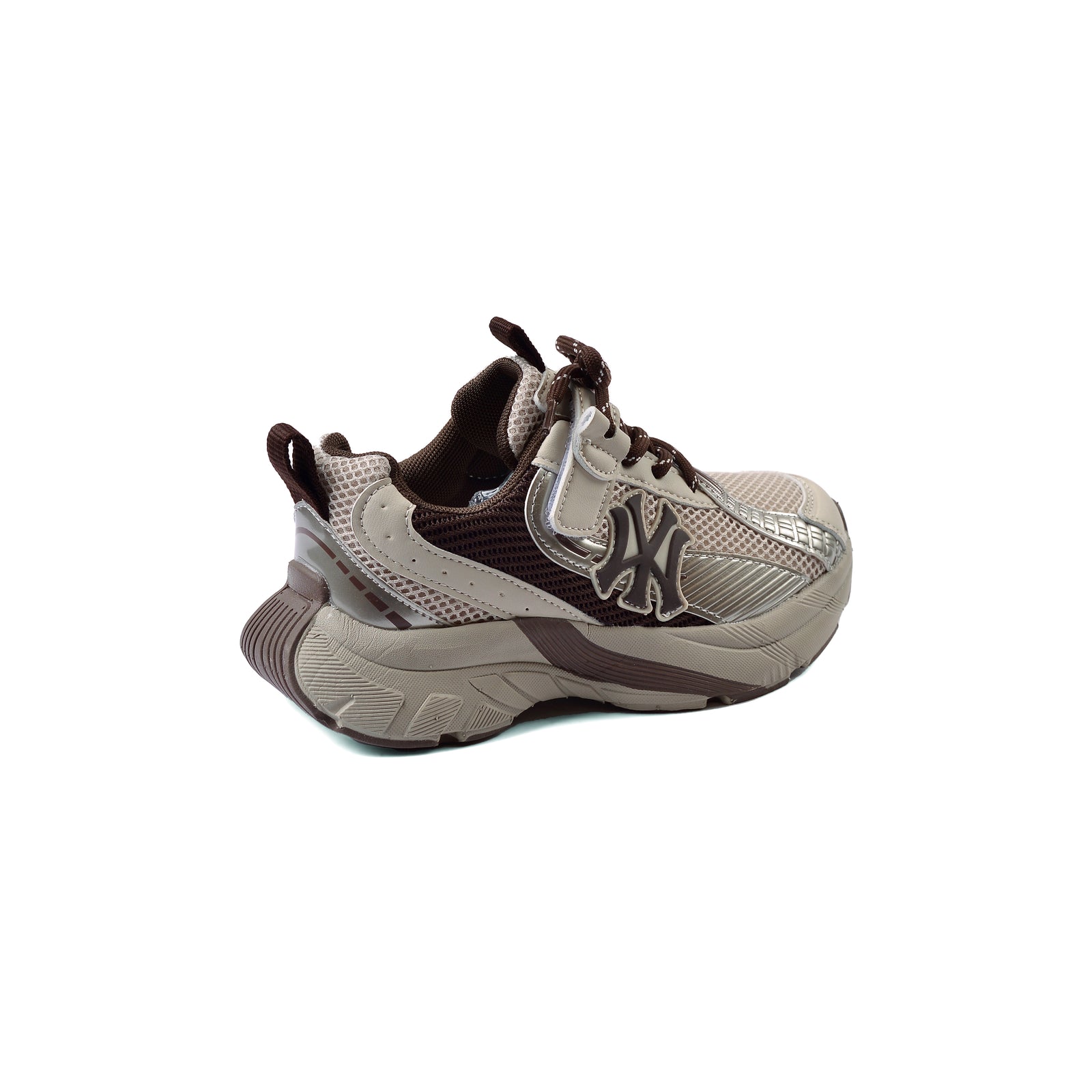Sneakers Kids Comfortable Non Slip Durable lightweight 7621B Brown - 2