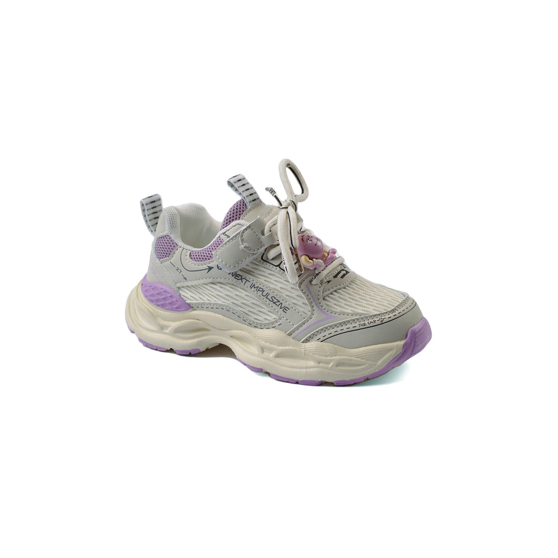 Sneakers Kids Running  Comfortable Non Slip Durable lightweight 2508 Purple - 1