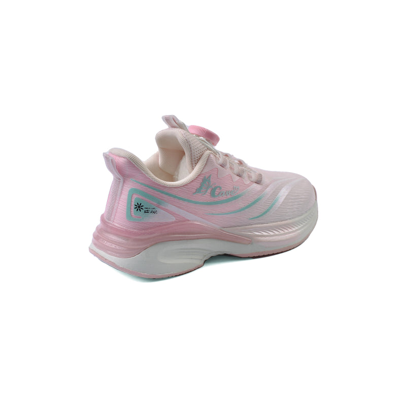 Girls' Breathable Mesh Sneakers lightweight Eva Sole 6019B Pink - 2