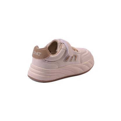 Sneakers Kids Running Comfortable Non Slip Durable lightweight 2537-S-B White&Beige