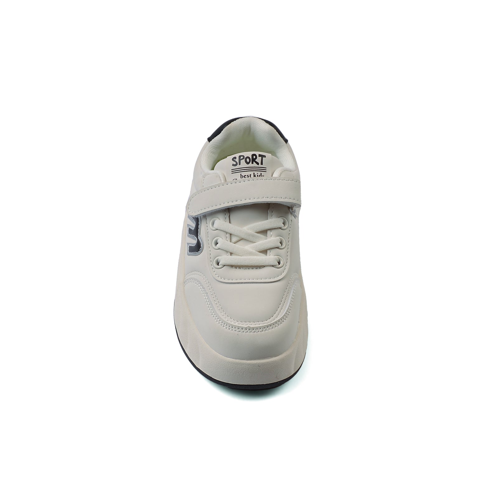 Sneakers Kids Running Comfortable Non Slip Durable lightweight 2537-S-B White&Black - 3