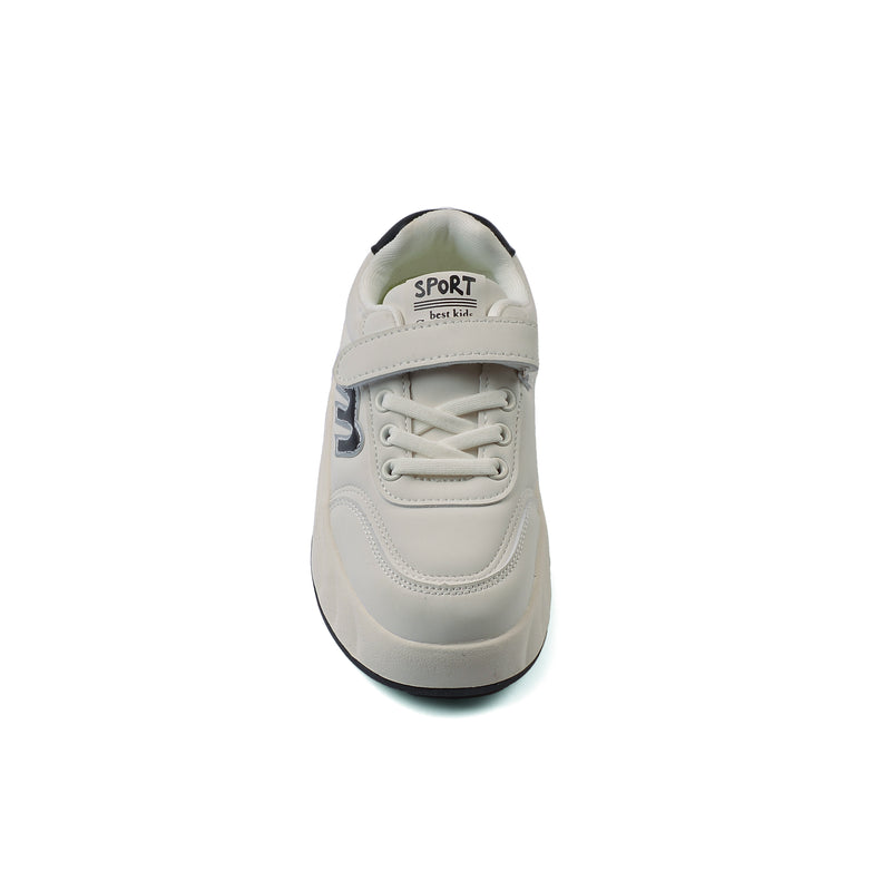 Sneakers Kids Running Comfortable Non Slip Durable lightweight 2537-S-B White&Black - 3