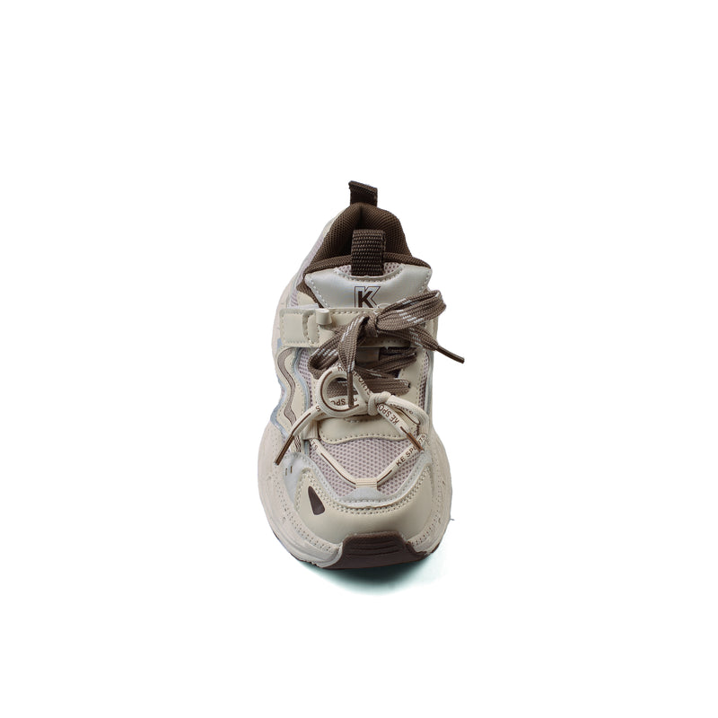 Sneakers Kids Running Comfortable Non Slip Durable lightweight 6751-S-B Beige - 3