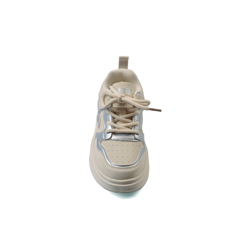 Sneakers Kids Running Comfortable Non Slip Durable lightweight 395-S-B Silver - 3