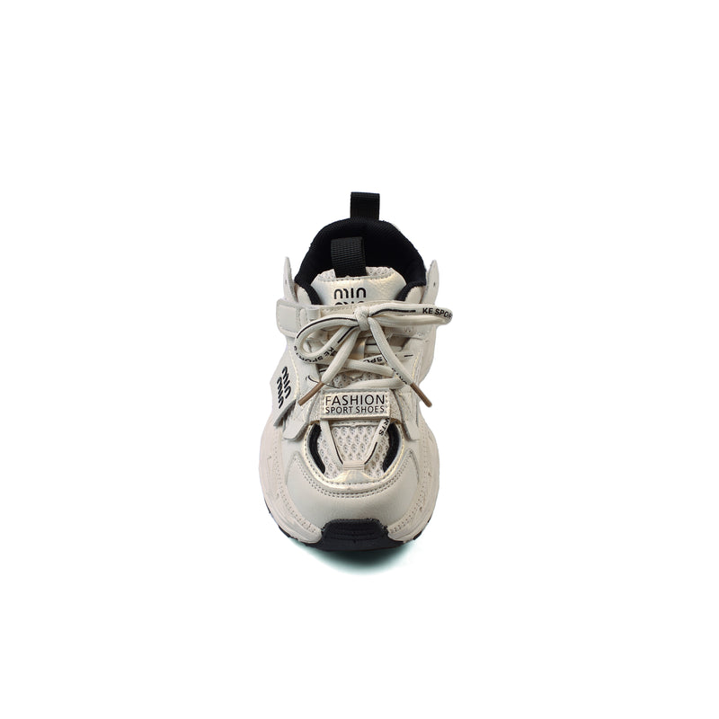 Sneakers Kids Running Comfortable Non Slip Durable lightweight 333 White&Black - 3
