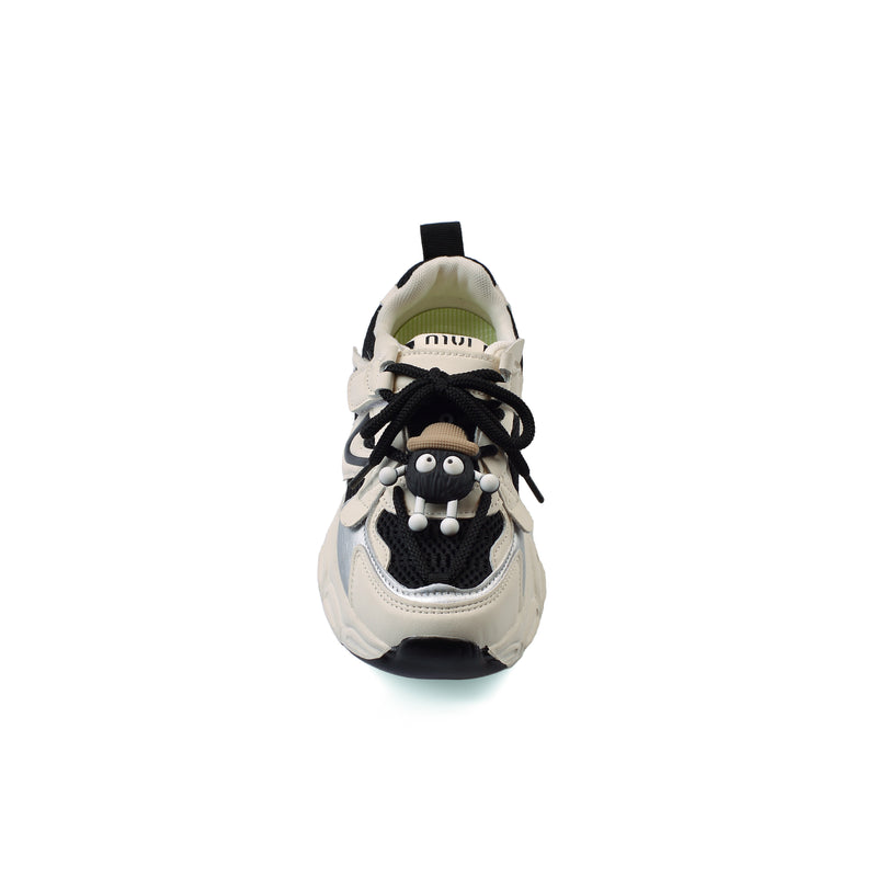 Sneakers Kids Running Comfortable Non Slip Durable lightweight 2509B Black - 3