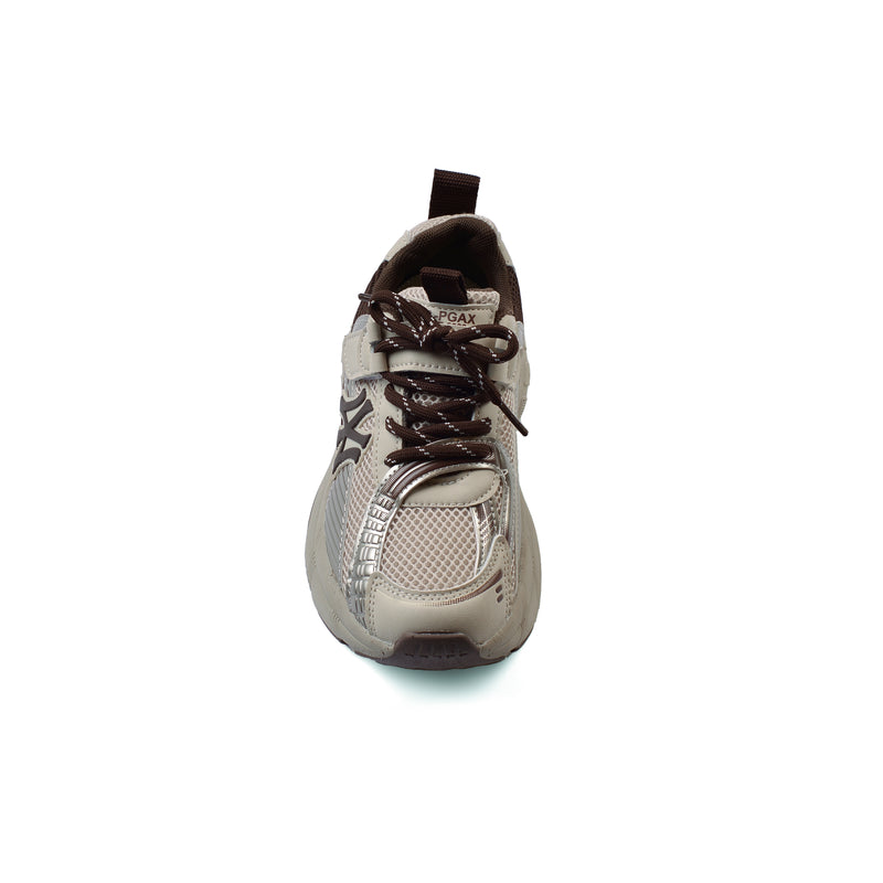Sneakers Kids Comfortable Non Slip Durable lightweight 7621B Brown - 3