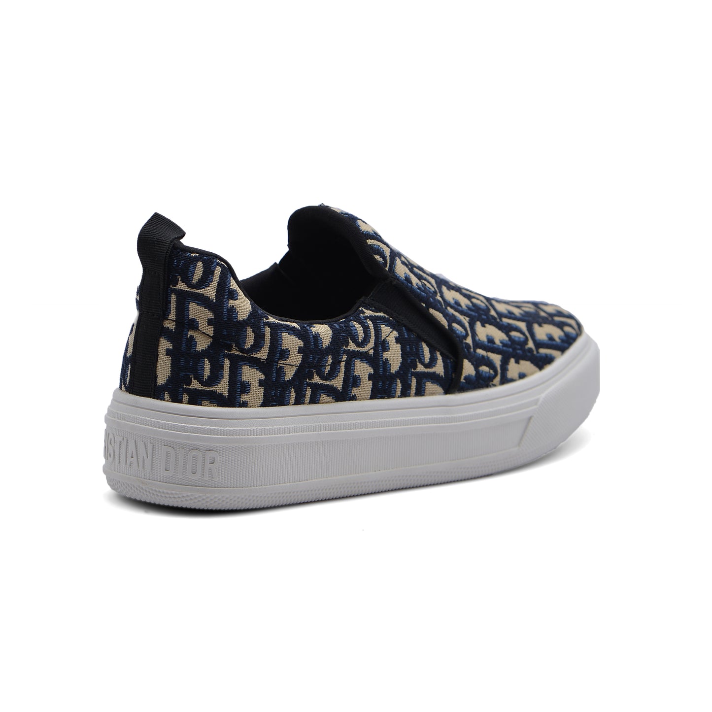 CHRISTIAN DIOR Woman Slip On Sneakers JEN-668 Navy