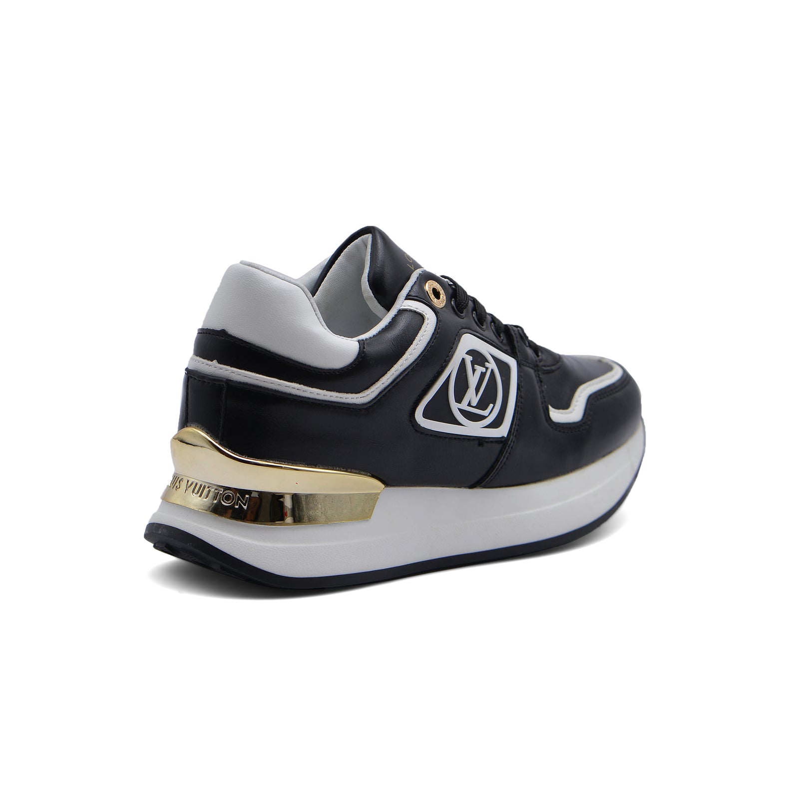 LOUIS VUITTON Run Away Low Top Casual Shoes Woman JEN-675 Black&White - 2