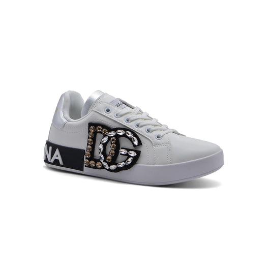 Dolce&Gabbana Portofino Logo Sneakers Saks Fifth Avenue JEN-684 White