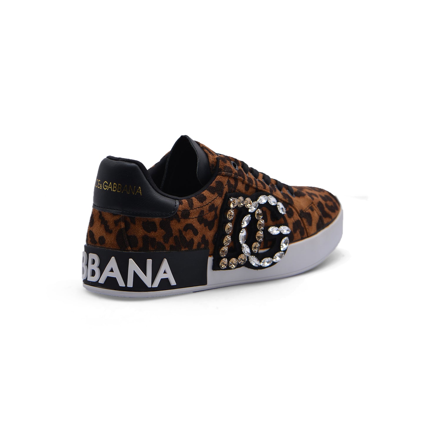 Dolce&Gabbana Portofino Logo Sneakers Saks Fifth Avenue JEN-684 Camel&Black