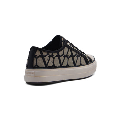 Valentino Garavani Toile Iconographe Sneakers Woman JEN-674 Black
