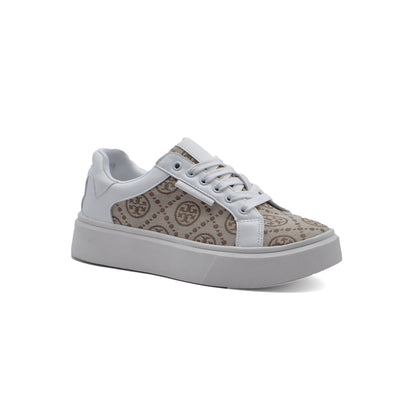 Tory Burch T Monogram Ladybug Court Lace-up Sneakers Woman JEN-665 White