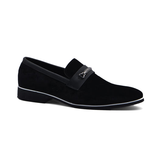 Men Shoes Chamois Shoes for Formal Marriage Wedding Shoes A6728-1 Black