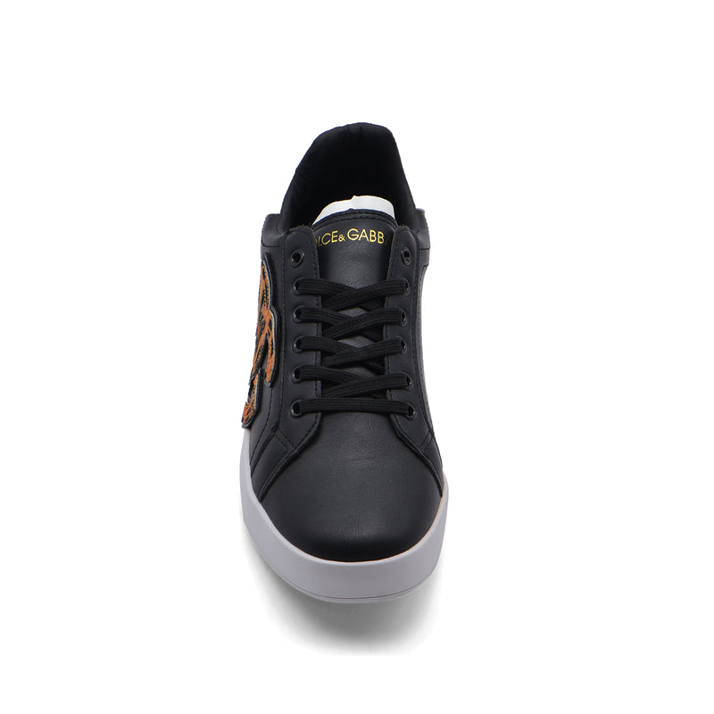 Dolce&Gabbana Portofino Logo Sneakers Saks Fifth Avenue JEN-682 Black - 3
