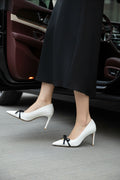 Valentino Garavani Bepointy Pumps Heels Woman V257 White - 5