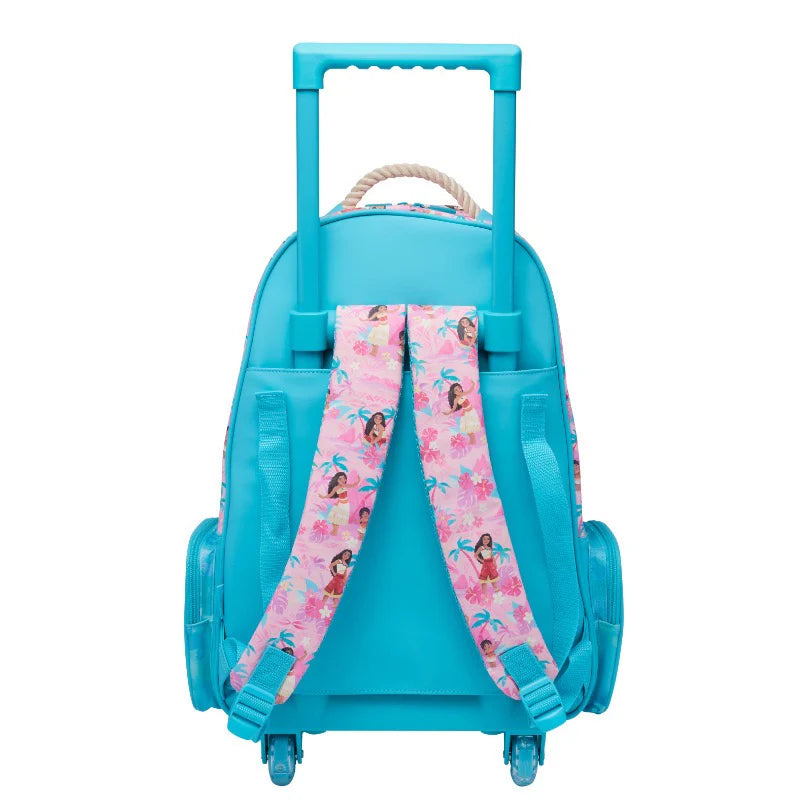 Moana Trolley Backpack with Lunch Bag School Kids 2981 Pink - 4