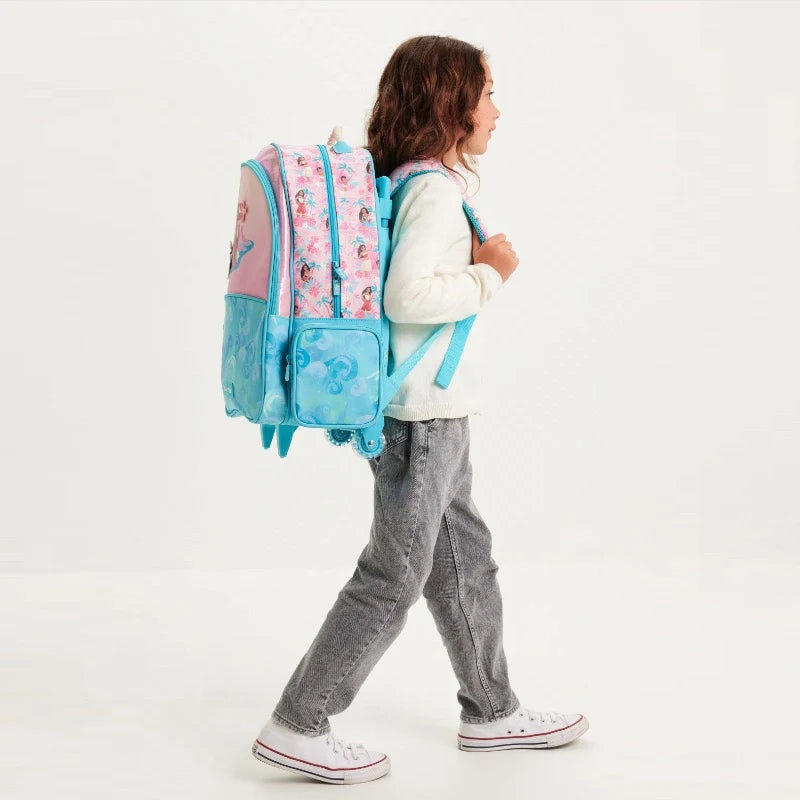 Moana Trolley Backpack with Lunch Bag School Kids 2981 Pink - 7