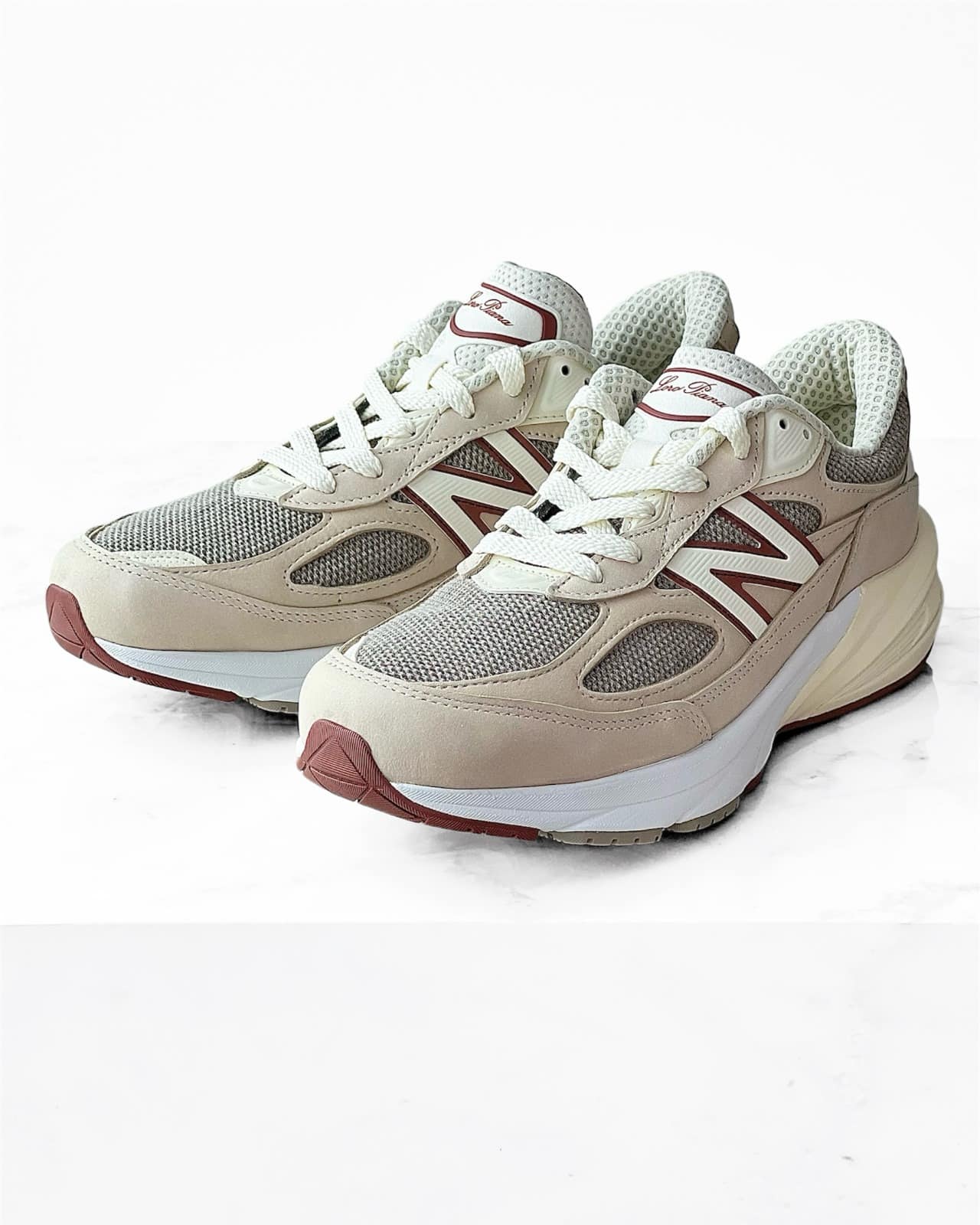 Loro Piana x New Balance 990v6 – GulfKicks Sneakers Man U990LP6 Beige - 4